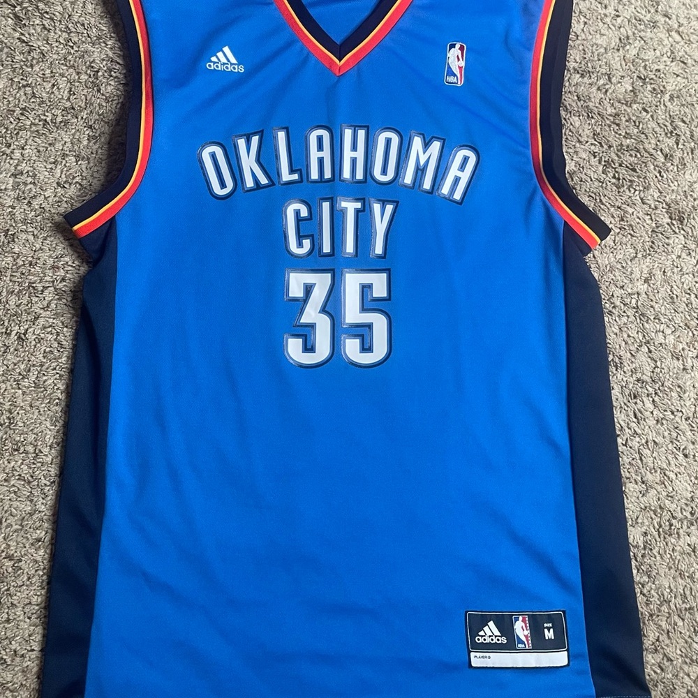 🏀 Kevin Durant OKC Oklahoma City 2010-11 Thunder Adidas Jersey Men's Size Medium